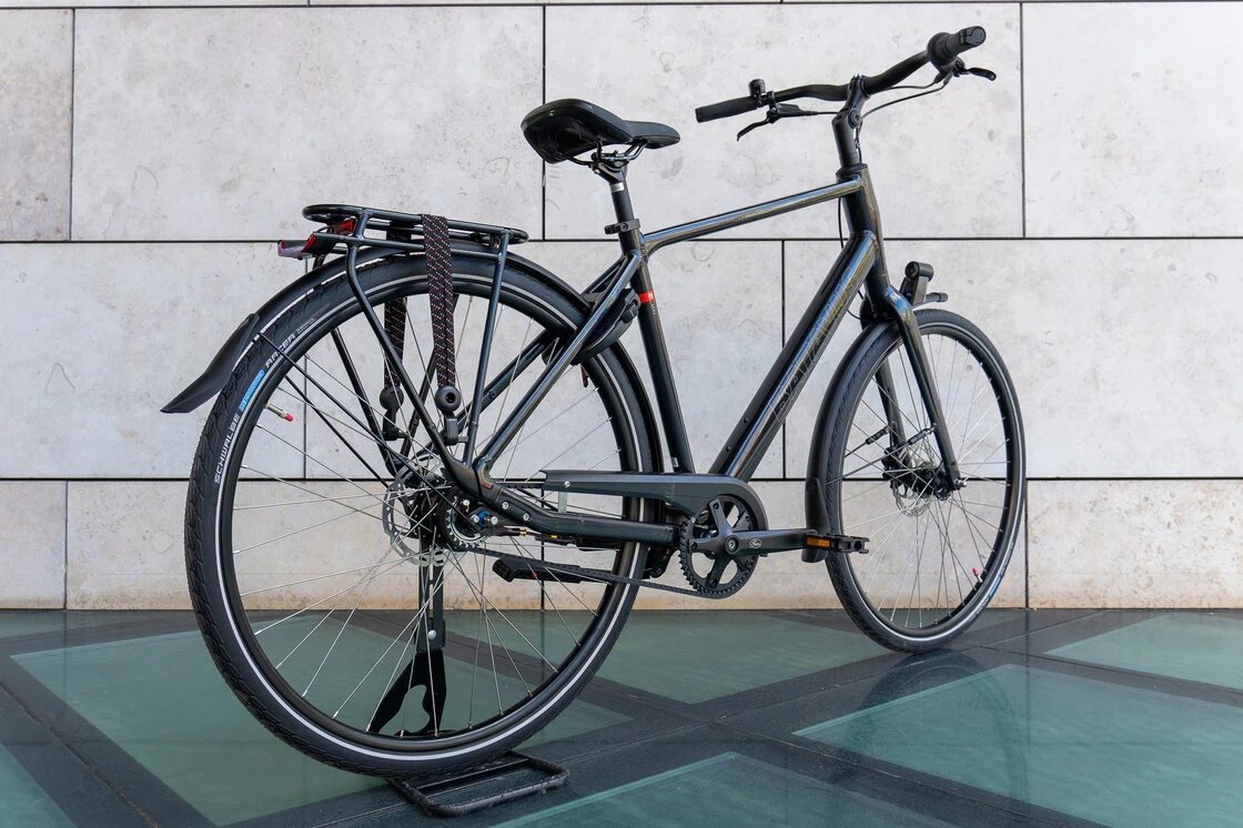 Batavus Dinsdag Exclusive Belt N7 na pasku zębatym Męski Vulkan Black 61