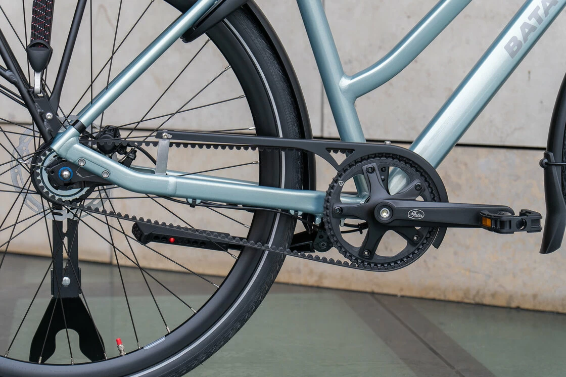Batavus Dinsdag Exclusive Belt N7 na pasku zębatym Unisex Lekki niebieski