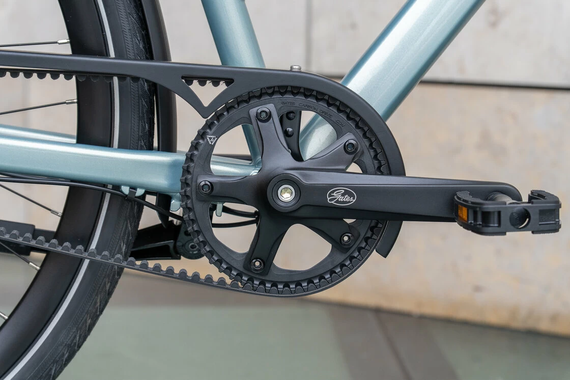Batavus Dinsdag Exclusive Belt N7 na pasku zębatym Unisex Lekki niebieski