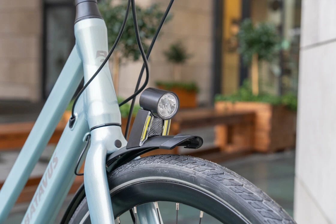 Batavus Dinsdag Exclusive Belt N7 na pasku zębatym Unisex Lekki niebieski