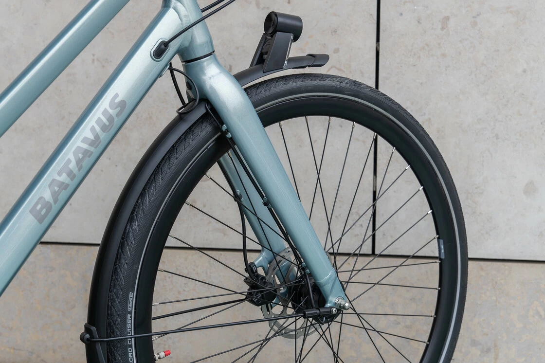 Batavus Dinsdag Exclusive Belt N7 na pasku zębatym Unisex Lekki niebieski