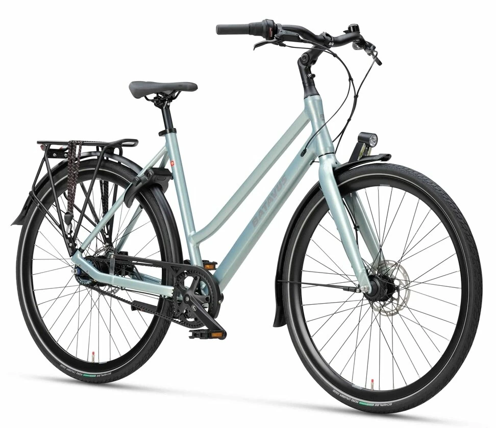 Batavus Dinsdag Exclusive Belt N7 na pasku zębatym Unisex Lekki niebieski 61