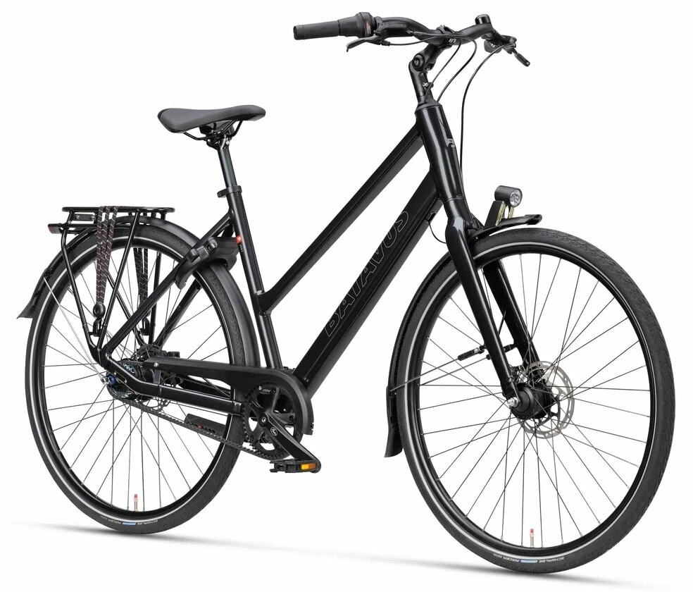 Batavus Dinsdag Exclusive Belt N7 na pasku zębatym Unisex Vulkan Black