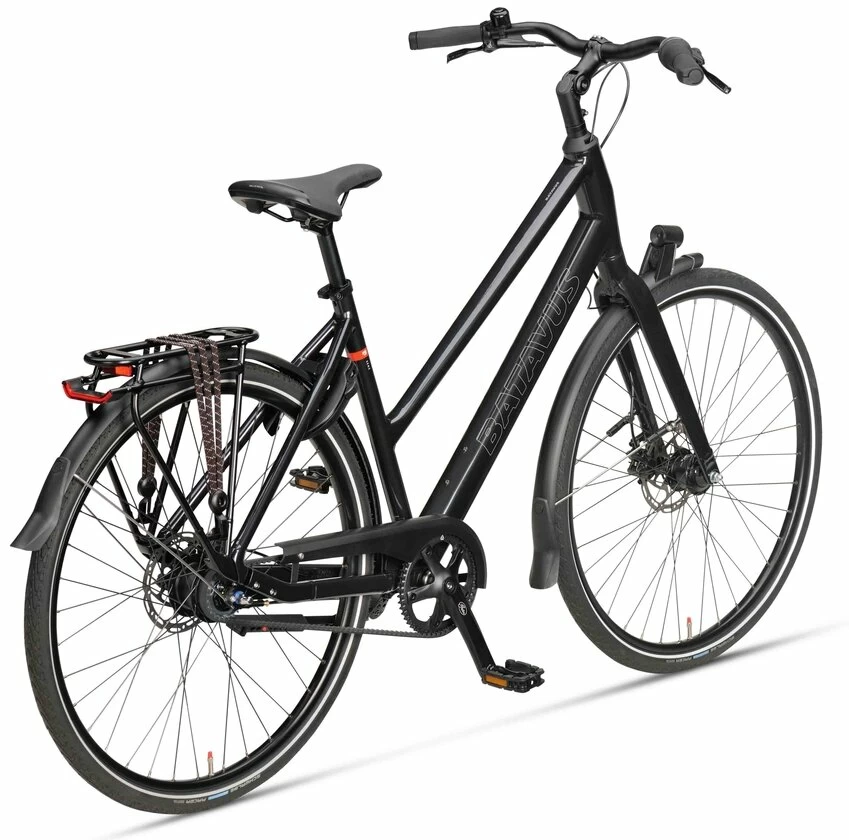 Batavus Dinsdag Exclusive Belt N7 na pasku zębatym Unisex Vulkan Black