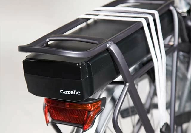 Bateria Panasonic Gazelle - rower elektryczny  6,6 Ah brązowa
