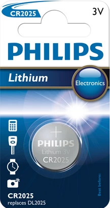 Bateria Philips CR2025 do licznika rowerowego