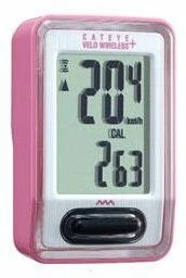 Bezprzewodowy licznik rowerowy CATEYE VELO VT210W DL Różowy