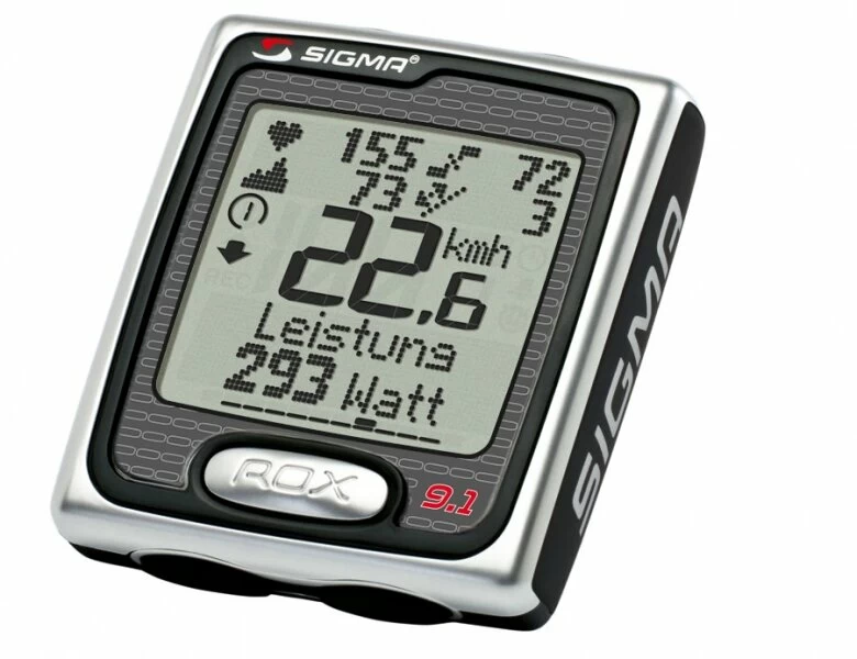 Bezprzewodowy licznik rowerowy z pulsometrem Sigma ROX 9.1