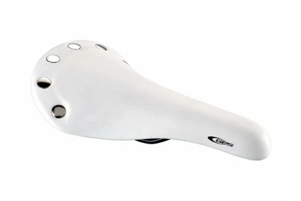 Białe siodełko rowerowe GES Retro Fixy