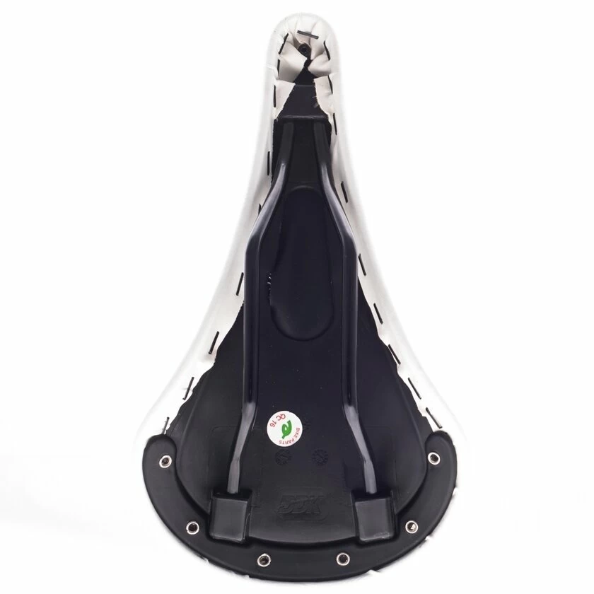 Białe siodełko rowerowe GES Retro Fixy