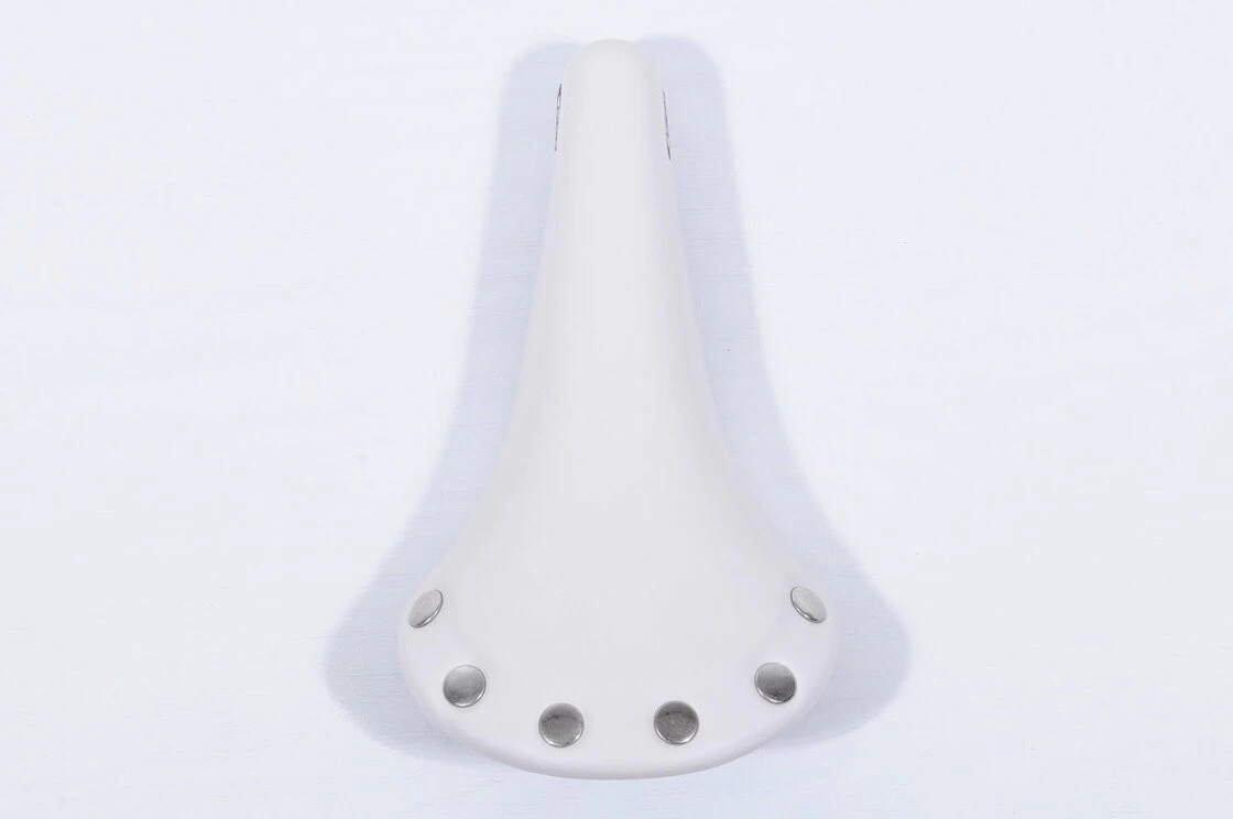 Białe siodełko rowerowe GES Retro Fixy