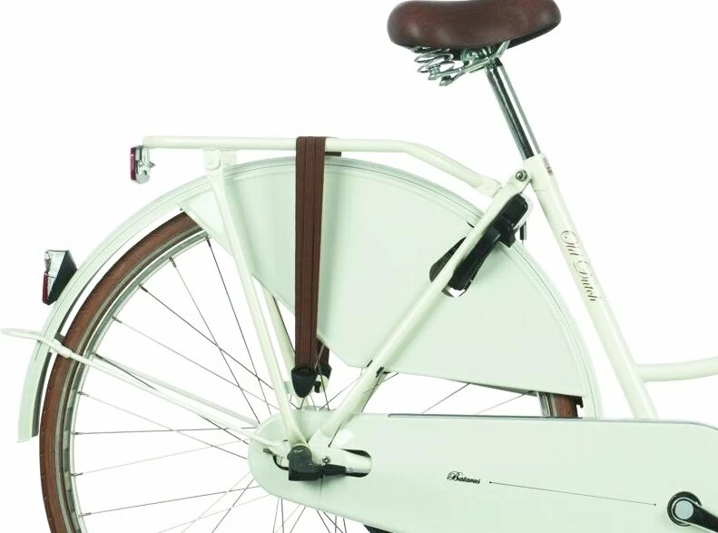 Biały bagażnik rowerowy Steco Transport 28"