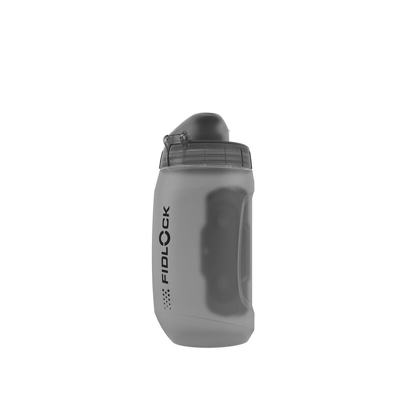 Bidon rowerowy Fidlock Twist 450 + uchwyt (baza) Czarny transparentny