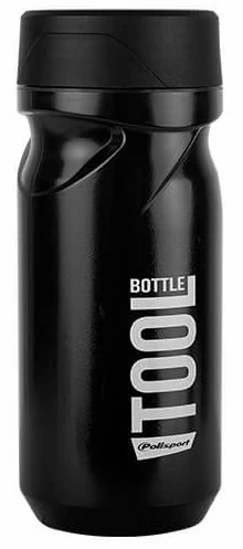 Bidon rowerowy Polisport Tool Bottle Czarny/biały