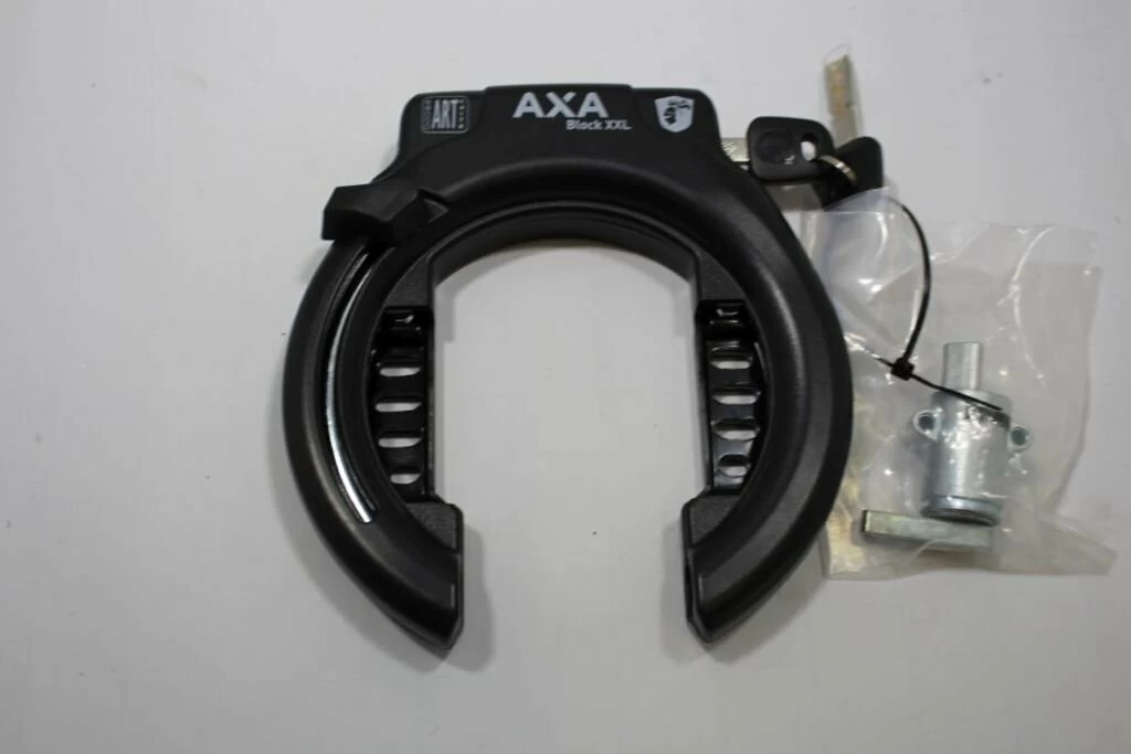 Blokada AXA Bock XXL + zamek do baterii Bosch Powertube