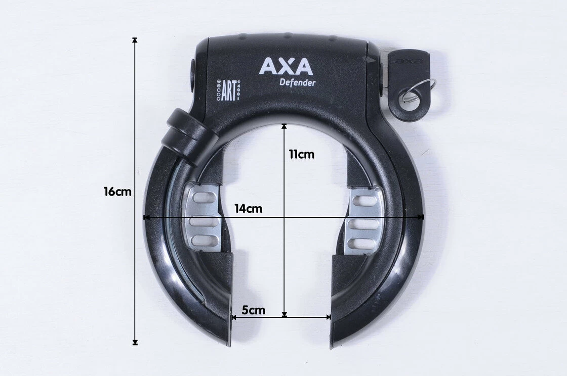 Blokada AXA Defender + zamek do baterii Batavus Fuego/Mambo/Tierra-E-go