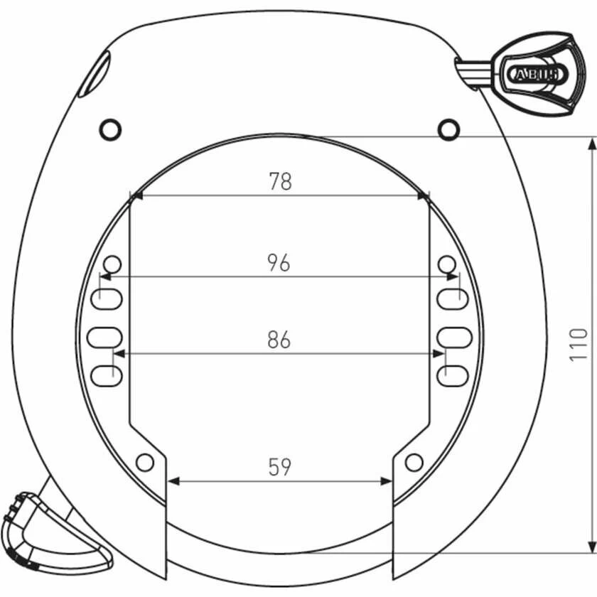 Blokada koła Abus Shield XPlus 5755L ART 2