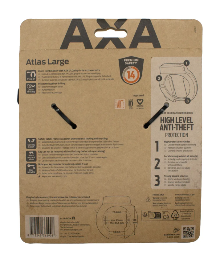 Blokada koła AXA Atlas Large