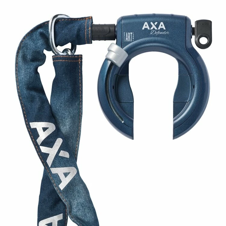Blokada koła AXA Defender Jeans + łańcuch AXA RLC Jeans