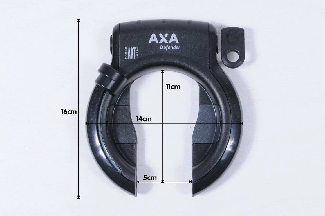 Blokada koła AXA Defender + zamek do baterii YAMAHA