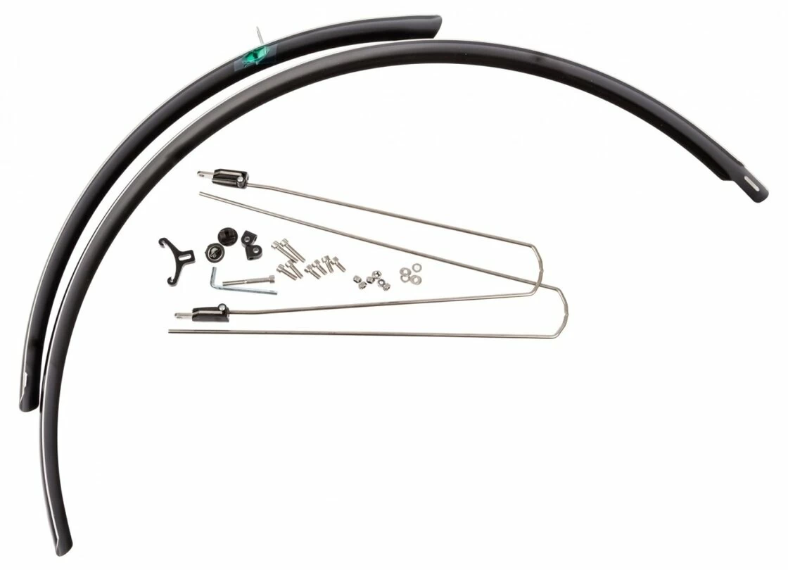 Błotniki CURANA C-Lite ALU 28" Silver 60 mm