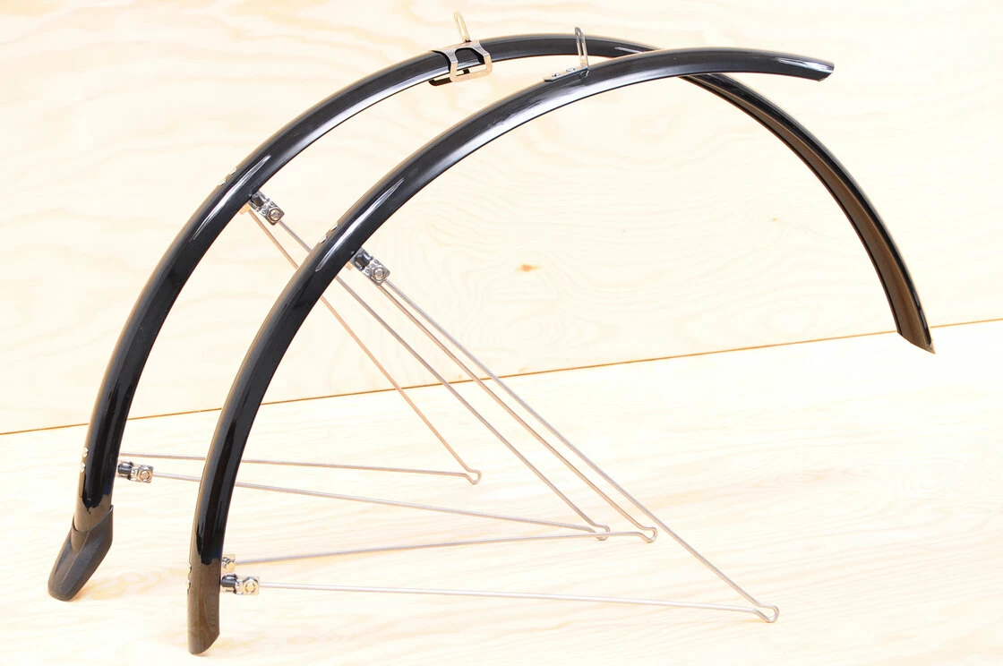 Błotniki rowerowe EuroFender Elegance 28" czarne