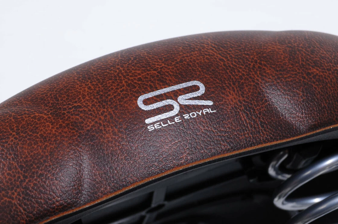 Brązowe siodełko Batavus Selle Royal Brown