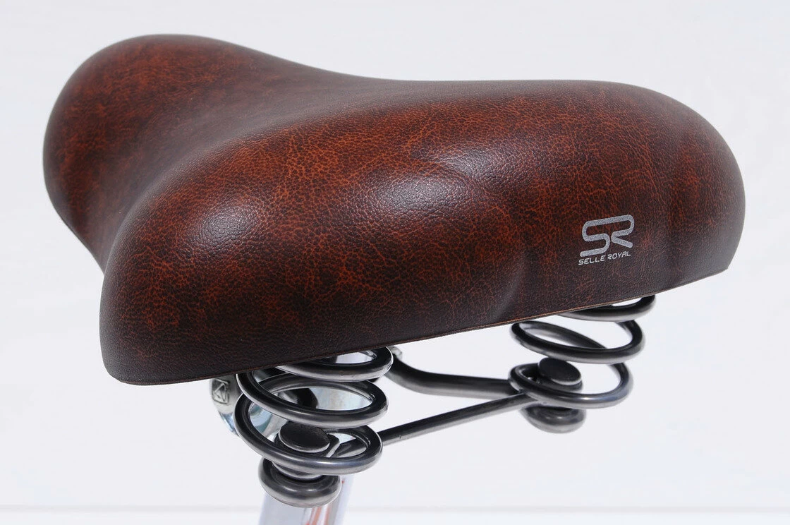 Brązowe siodełko Batavus Selle Royal Brown