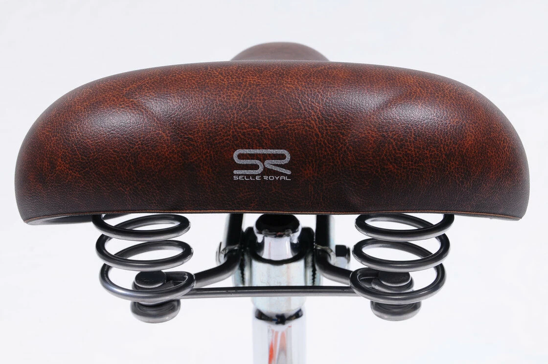 Brązowe siodełko Batavus Selle Royal Brown