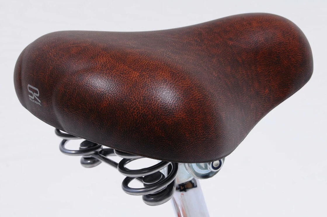 Brązowe siodełko Batavus Selle Royal Brown