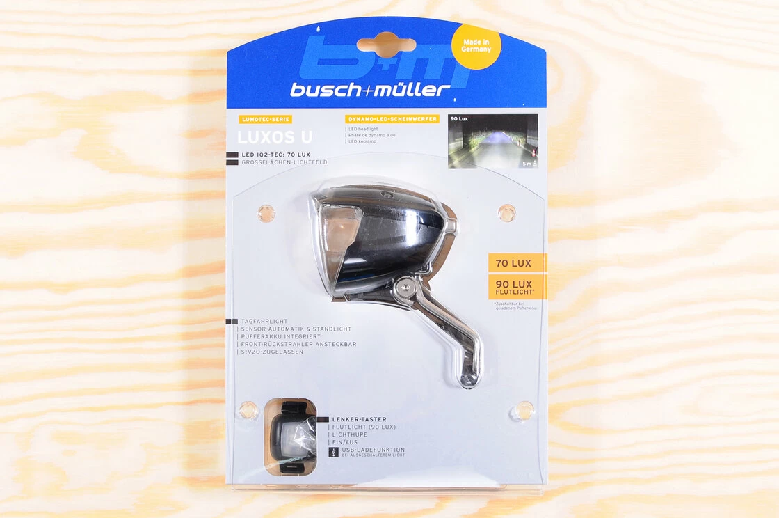 Busch & Muller LUMOTEC IQ2 LUXOS U - 90 LUX