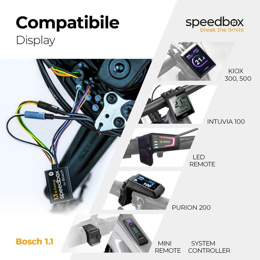 Chip tuning Bosch E-bike SpeedBox 1.1 Smart System