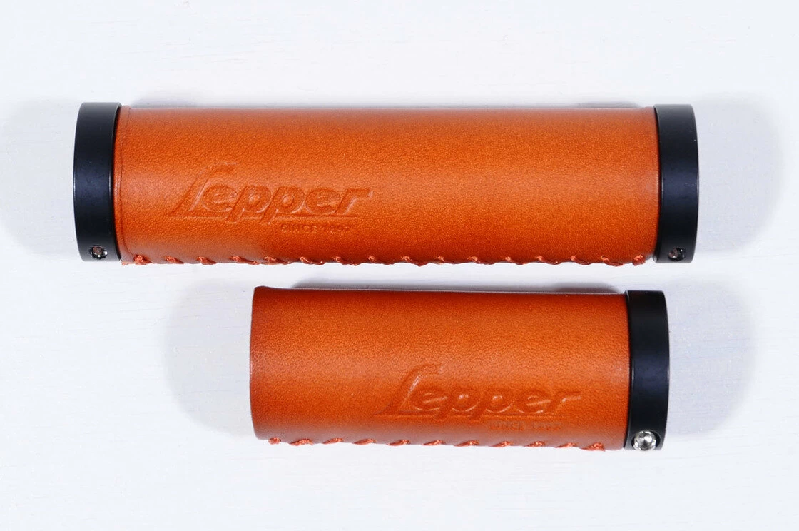 Chwyty rowerowe Lepper 130/85 mm Miodowy