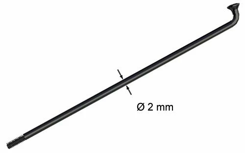 Czarna szprycha Alipna F1 2.0mm Długość: 232