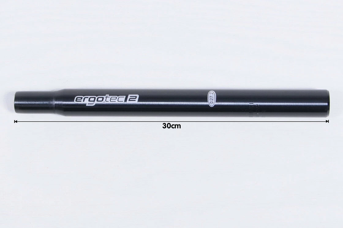 Czarna sztyca podsiodełkowa ALU 27,2 mm / 30cm