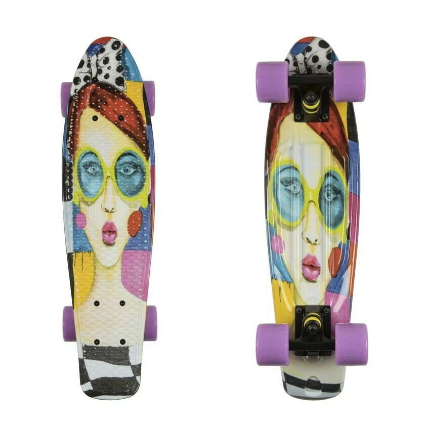 Deskorolka Fish Skateboards Fishka Art Face/White/Summer Green