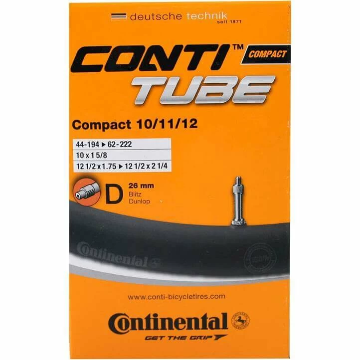 Dętka Continental Compact 10/11/12 Rowerowy DV 26 mm