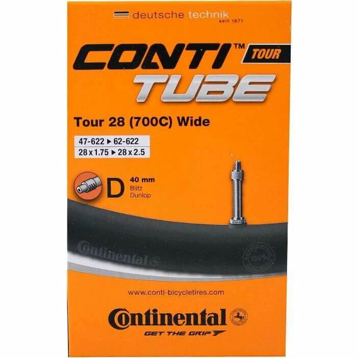 Dętka Continental Tour 28" x 1.75 - 2.50"  Rowerowy DV 40 mm
