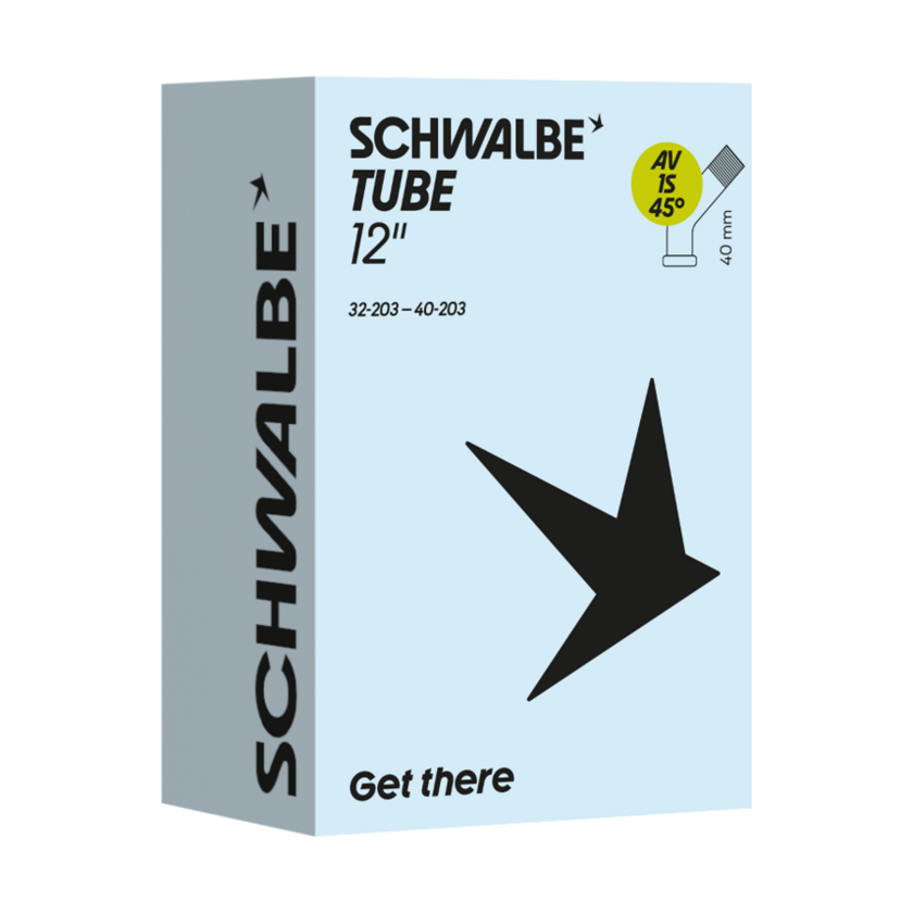 Dętka rowerowa Schwalbe 12" × 1.10-1.50" (28/40-203) 45° - NR AV1S