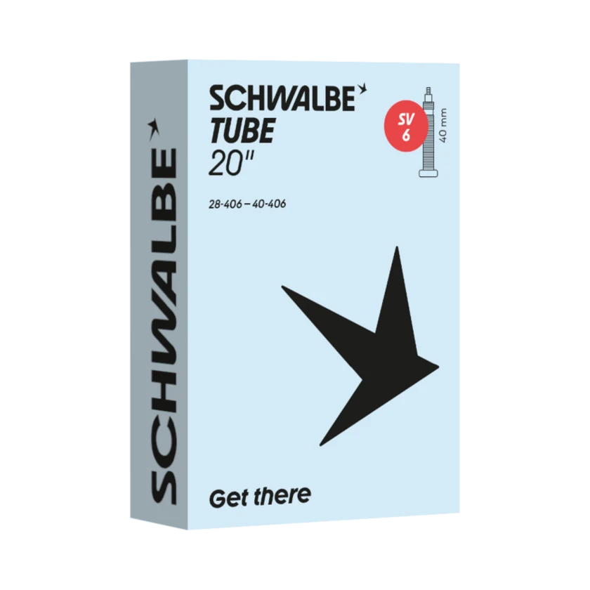 Dętka rowerowa Schwalbe 20” x 1 1/8” – 1,50" - NR 6 Wentyl SV (Presta), 40 mm