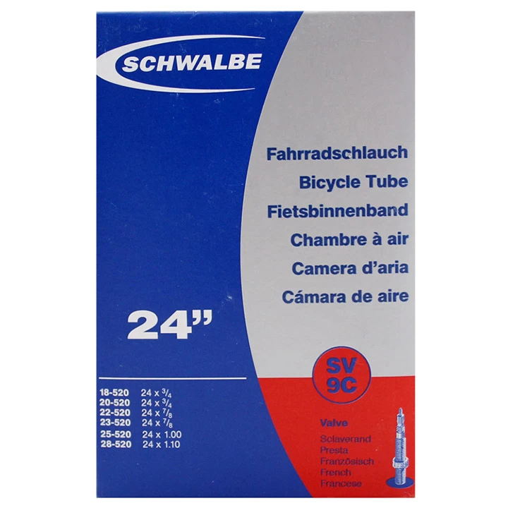 Dętka rowerowa Schwalbe 24" x 3/4" - 1,10" - NR 9C Wentyl SV (Presta), 40 mm