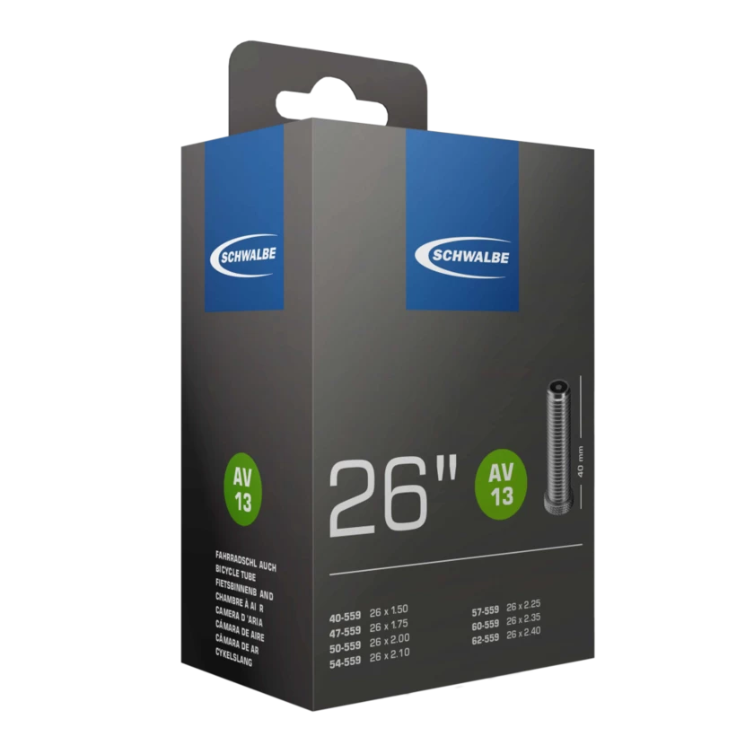 Dętka Schwalbe 26" od 1,5 do 2,5 - NR 13 Samochodowy AV 40 mm