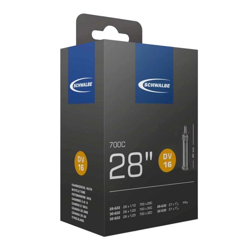 Dętka Schwalbe 28" x 1.10 - 1.25" - NR 16 Rowerowy DV 40 mm