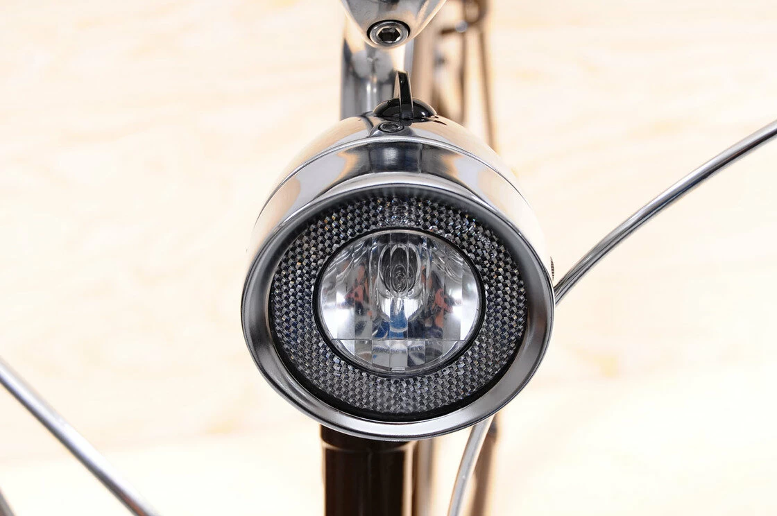 Duża lampka rowerowa Nostalgie Retro Halogen 