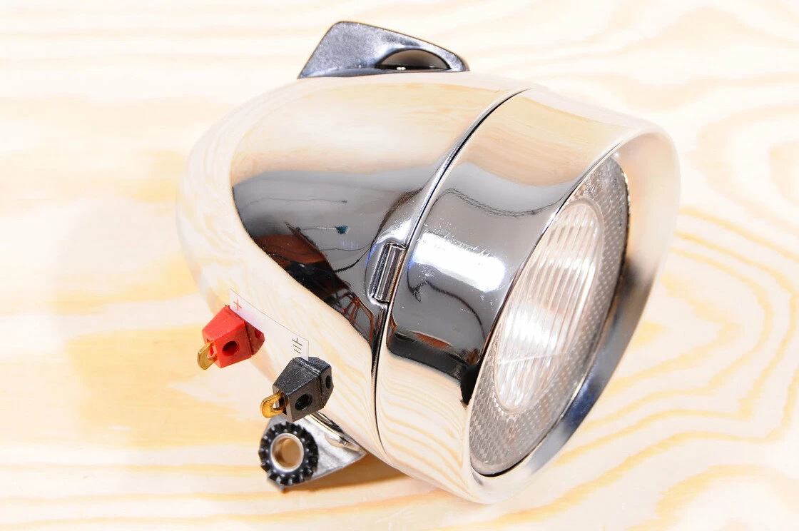 Duża lampka rowerowa Nostalgie Retro Halogen 