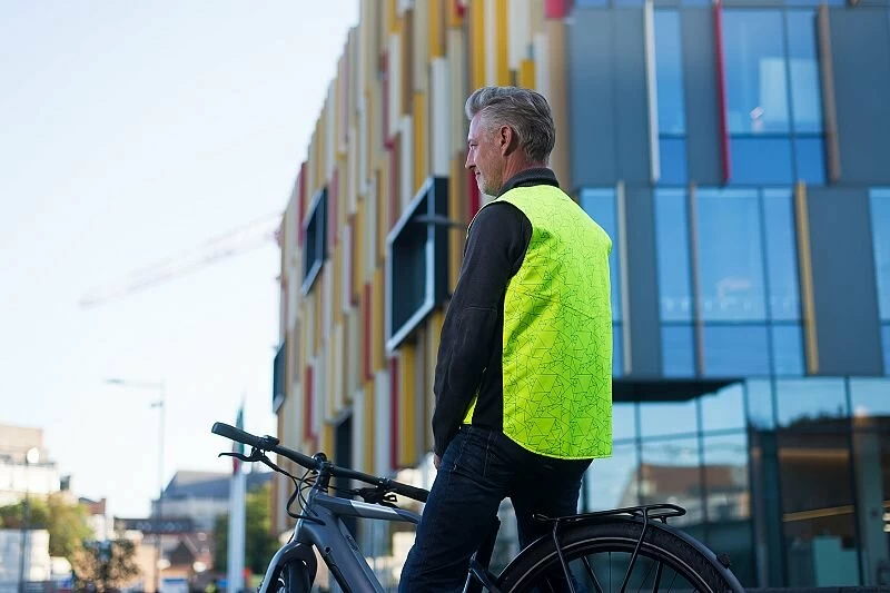 Dwustronna odblaskowa kamizelka rowerowa Wowow Copenhagen  Rozmiar XL