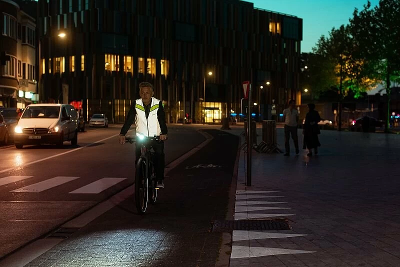 Dwustronna odblaskowa kamizelka rowerowa Wowow Copenhagen  Rozmiar XL