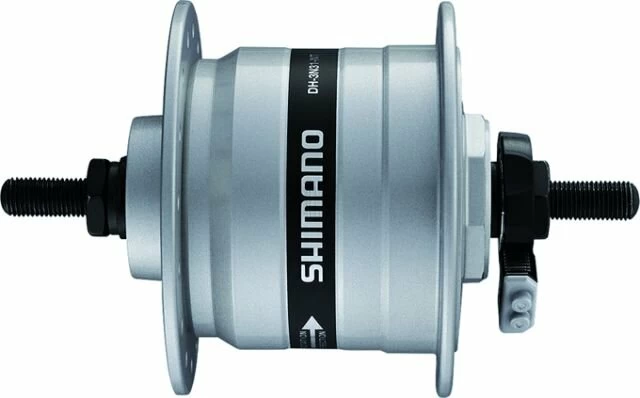 Dynamo w piaście Shimano DH-C3000 czarne