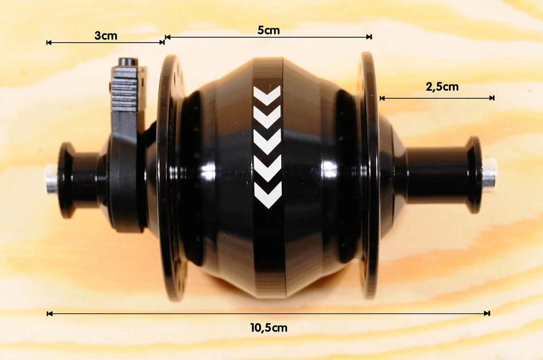 Dynamo w piaście Shutter Precision PD-8 Tarczowy