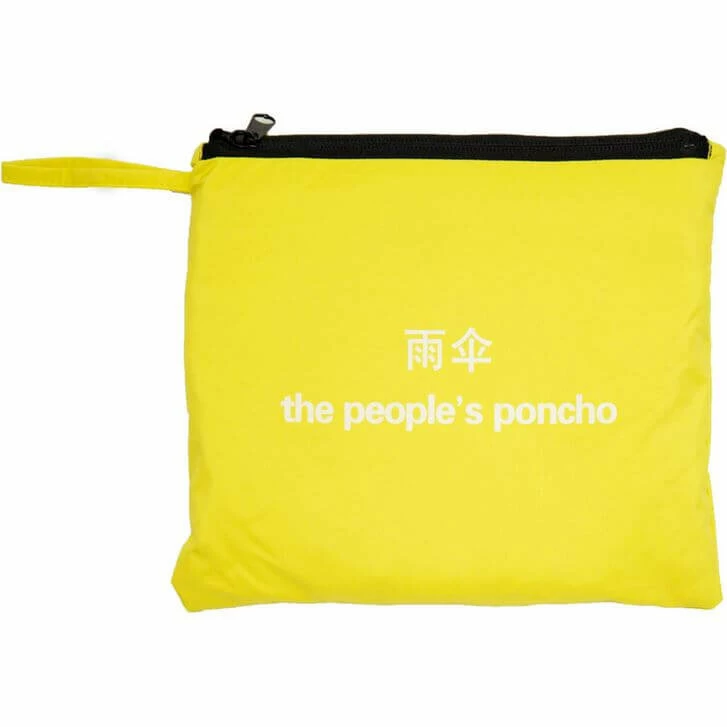 Dziecięce ponczo People's Poncho Kind Żółty - S